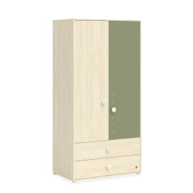 Παιδική Ντουλάπα 2φυλλη MONTES NATURAL MN-1001 Cilek