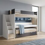 Κουκέτα New City Kupa 90x200cm, μοντέρνα και πρακτική για το παιδικό δωμάτιο.