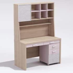 Σύνθεση γραφείου & Συρταριέρα τροχήλατη Angel City 25403/25413/25415 120x60x176εκ. Kupa