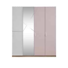 Ντουλάπα 4φυλλη Angel City 25431 177x61x204εκ. Kupa