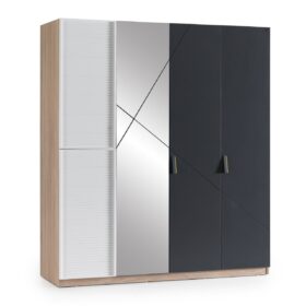 Ντουλάπα 4φυλλη New City 25331 177x61x204εκ. Kupa