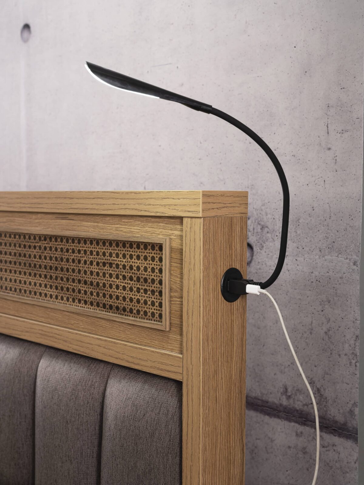 Κρεβάτι μονό TRIO USB Μελαμίνη 20202  100x200εκ.  Kupa - Image 10