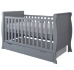 Σετ Βρεφικού Δωματίου  Elegant  Grey  Κούνια με Στρώμα-Συρταριέρα-Ντουλάπα  BC40010 BabyCute - Image 3