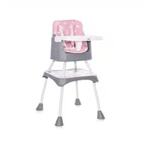 Καρεκλάκι φαγητού TRICK 3in1 Pink 10100492133 Lorelli