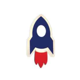 Παιδικό φωτιστικό τοίχου απλίκα Nasa Blue ZM21005WBL ACA