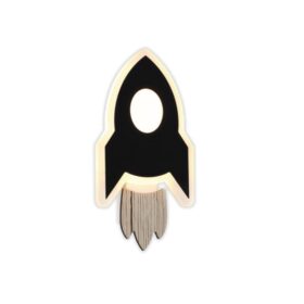 Παιδικό φωτιστικό τοίχου απλίκα Nasa Μαύρο ZM21005WBK ACA