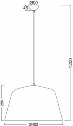 Φωτιστικό Οροφής  Μονόφωτο  Pallada  OD8072GY  Grey Matt  ACA - Image 3