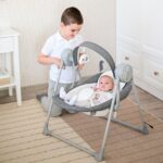 Βρεφικό ρηλάξ & κούνια  TWINKLE 2 σε 1 Pink Rhino  10090080003  Lorelli Bertoni - Image 6