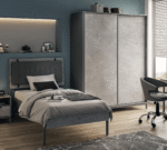 Παιδικό κρεβάτι  ημίδιπλο SPACE GREY  SG-1302 USB CHARGING  214x136x118εκ. Cilek - Image 4