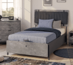 Παιδικό κρεβάτι μονό  με αποθηκευτικό χώρο SPACE GREY SG-1705 USB CHARGING  214x116x118εκ. Cilek