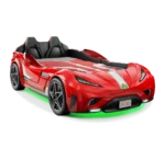 προϊόν Παιδικό κρεβάτι αυτοκίνητο GTE-1370 Remote Control Cilek κόκκινο, με έκπτωση στο στρώμα