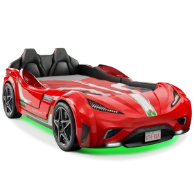 προϊόν Παιδικό κρεβάτι αυτοκίνητο GTE-1370 Remote Control Cilek κόκκινο, με έκπτωση στο στρώμα