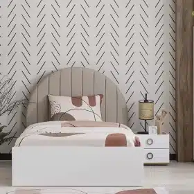 Κρεβάτι  ημίδιπλο  SPACE  Μελαμίνη  20372  120x200εκ.  Kupa