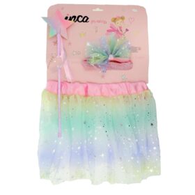 Σετ φούστας με Tutu με Ραβδί και Κορδέλα Μαλλιών  40042 Inca Princesa