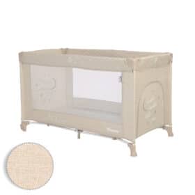 Παρκοκρέβατο NOEMI 1 Layers Fog Beige Star 10080542217 Lorelli