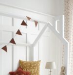 Κρεβάτι Παιδικό Montessori Piola Duo με κάγκελα White  90×200cm  Luletto (Δώρο 10% έκπτωση στο Στρώμα) - Image 4