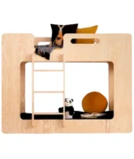 Κουκέτα  Παιδική Διπλή Mila Simba σε Φυσικό Ξύλο 90×200cm  Adeko (Δώρο 10% Έκπτωση στα Στρώματα) - Image 7