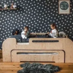 Κρεβάτι  Μονό  Aiko House σε Φυσικό  Ξύλο  90×200cm  Adeko - Image 2