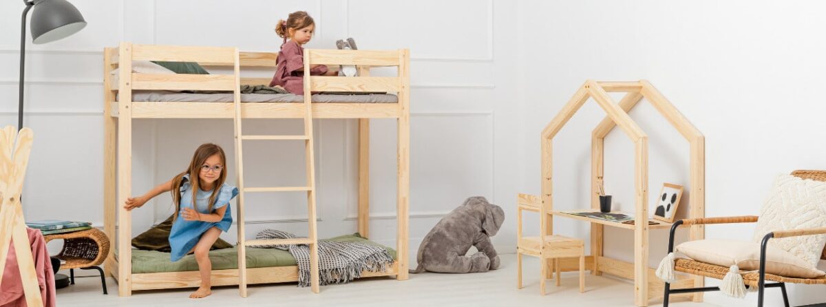 Κουκέτα  Παιδική  Mila σε Φυσικό Ξύλο 90×200cm  Adeko (Δώρο 10% Έκπτωση στα Στρώματα) - Image 2