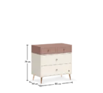 Παιδική συρταριέρα ELEGANCE EL-1201 Cilek με μπιζουτιέρα