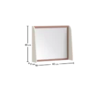 Καθρέπτης συρταριέρας ELEGANCE EL-1800 Cilek, ορθογώνιος, ξύλινος.