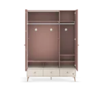 Παιδική ντουλάπα 3φυλλη ELEGANCE  EL-1002 Cilek - Image 5