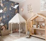 Παιδική Βιβλιοθήκη Μεγάλη House  σε Φυσικό  Ξύλο  113x40x127 cm  Adeko - Image 5