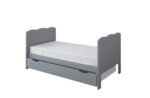 Βρεφικό προεφηβικό Κρεβάτι Alice με Συρτάρι  Grey  70x140cm  BC10023 BabyCute - Image 4