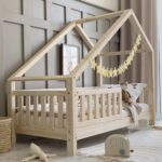 Παιδικό κρεβάτι Montessori Coco, φυσικό ξύλο, 90x200cm