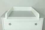 Συρταριέρα με Αλλαξιέρα  Classic White  83x48x87cm  BC20023  BabyCute - Image 5