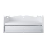 Καναπές Κρεβάτι Bella από μασίφ Ξύλο με Έξτρα Κρεβάτι Συρόμενο & Δύο Συρτάρια & Προστατευτικό White  90x200cm  BC60015 BabyCute - Image 6