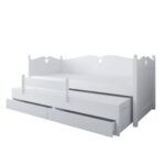 Καναπές Κρεβάτι Bella από μασίφ Ξύλο με Έξτρα Κρεβάτι Συρόμενο & Δύο Συρτάρια