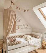 Καναπές Κρεβάτι Με Έξτρα Κρεβάτι Συρόμενο & Δύο Συρτάρια & Προστατευτικό  Homnes  White  90x200cm  BC60018 BabyCute - Image 2