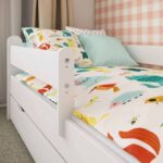 Καναπές Κρεβάτι Rysio με Συρτάρι  & Προστατευτικό White  90x200cm   BC60012 BabyCute - Image 4