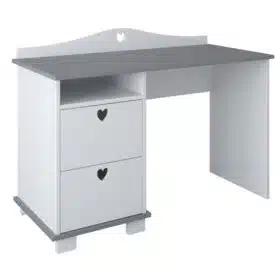 Γραφείο Bellisimo  με 2 Συρτάρια  White & Grey  120x53x86cm  BC70010 BabyCute