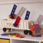 Παιχνίδι Κατασκευών Ξύλινo Μεγάλο Φορτηγό  12758 Melissa & Doug - Image 3