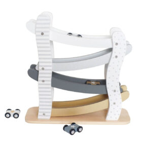 Ξύλινη διαδρομή για αυτοκίνητα Ασημί Jabadabado