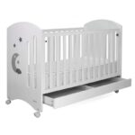 Βρεφικό Κρεβάτι με Συρτάρι  Azure White  60x130εκ.  450-02  Bebe Stars - Image 2