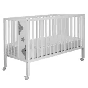 Βρεφικό Κρεβάτι  Life  White  60x130εκ.  453-02  Bebe Stars