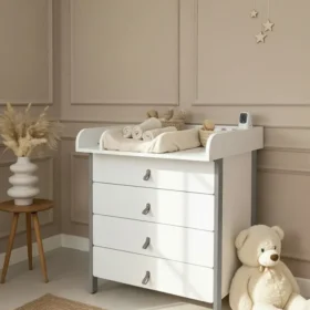 Βρεφική Συρταριέρα με Αποσπώμενη Αλλαξιέρα Scandi