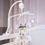 Μουσικό περιστρεφόμενο κρεβατιού Raccoon Bebe Stars - Image 3
