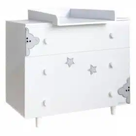 Συρταριέρα-Αλλαξιέρα  Life  White  L90xW53xH85cm  453-12  Bebe Stars