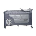 Παρκοκρέβατο MOONLIGHT 2 Layers Cool Grey Pandas 10080412362 Lorelli - Image 2