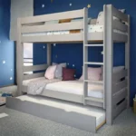 Κουκέτα Jan Plus με Συρτάρι από μασίφ ξύλο Grey  90×200cm (Δώρο 10% Έκπτωση στα Στρώματα) - Image 2