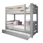 Κουκέτα Jan Plus με Συρτάρι από μασίφ ξύλο Grey  90×200cm (Δώρο 10% Έκπτωση στα Στρώματα) - Image 5