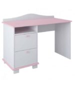 Γραφείο  Classic με 2 Συρτάρια  White & Pink  120x53x86cm  BC20037  BabyCute