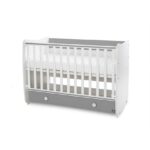 Βρεφικό κρεβάτι DREAM  70x140εκ. White & Stone Grey  10150440041A  Lorelli (Δώρο Πάντα Προστασίας) - Image 5