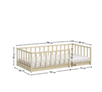 Παιδικό κρεβάτι  Montessori  Montes Mocha  MO-1319 Cilek - Image 6