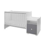 Πολυμορφικό βρεφικό κρεβάτι  TREND PLUS White & Stone Grey  10150590041P  Lorelli - Image 6