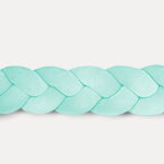 Πάντα  πλεξούδα Διπλή Velvet  Mint  400x15cm  Luletto - Image 3